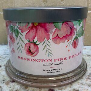 HomeWorx by Harry Slatkin Kensington Pink Petals Scented 3-Wick Candle 14oz